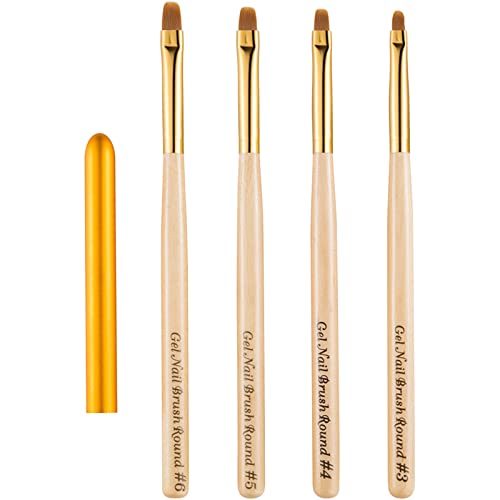 Professional Round Head Manicure Pen for Nail Art - Wooden Handle Metal Tip DIY Nail Design Tool for Drawing Flowers, Lines & Dots | Reusable Salon Nail Painting Pen for Home & Professional Use | Perfect for Nail Salons, DIY Enthusiasts & Gift Giving