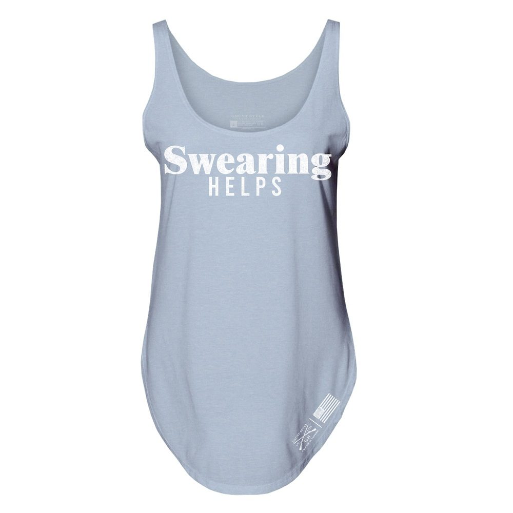 Women's Stylish Flowy Tank Top with Stonewash Denim - Perfect for Casual Outings & Summer Fashion