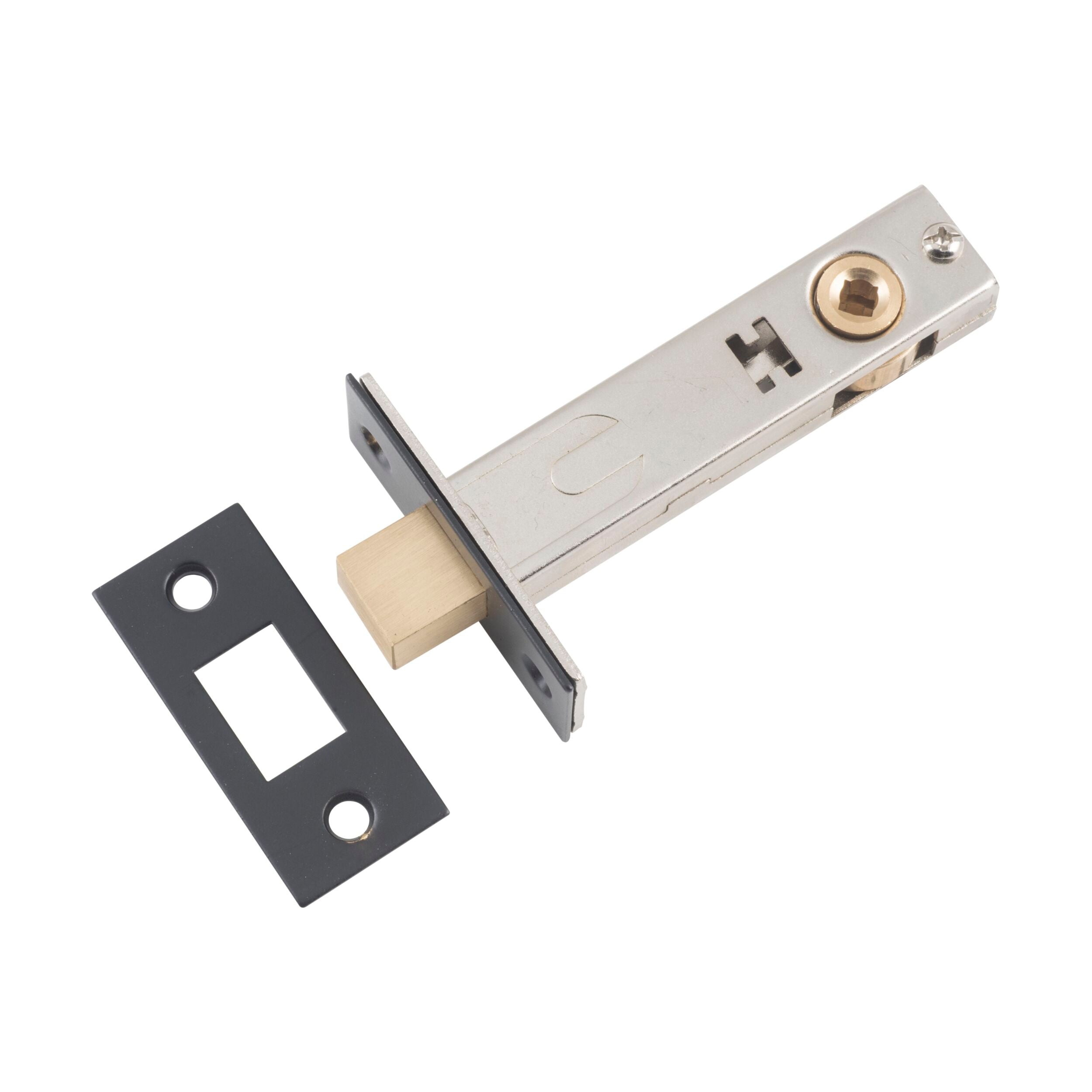 9605 Privacy Bolt Matte Black Backset 70mm - Secure Door Lock for Home & Office - Ideal for Bedrooms, Bathrooms, and Private Spaces