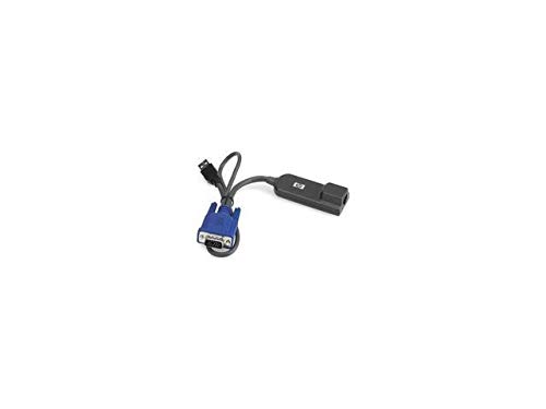Genuine The Nekid Cow 396633-001 TNC KVM USB IP Pigtail Adapter - RJ45 to USB KVM Interface Converter (New Original Poly Bag) - Perfect for Server Rooms, Data Centers & IT Infrastructure Management