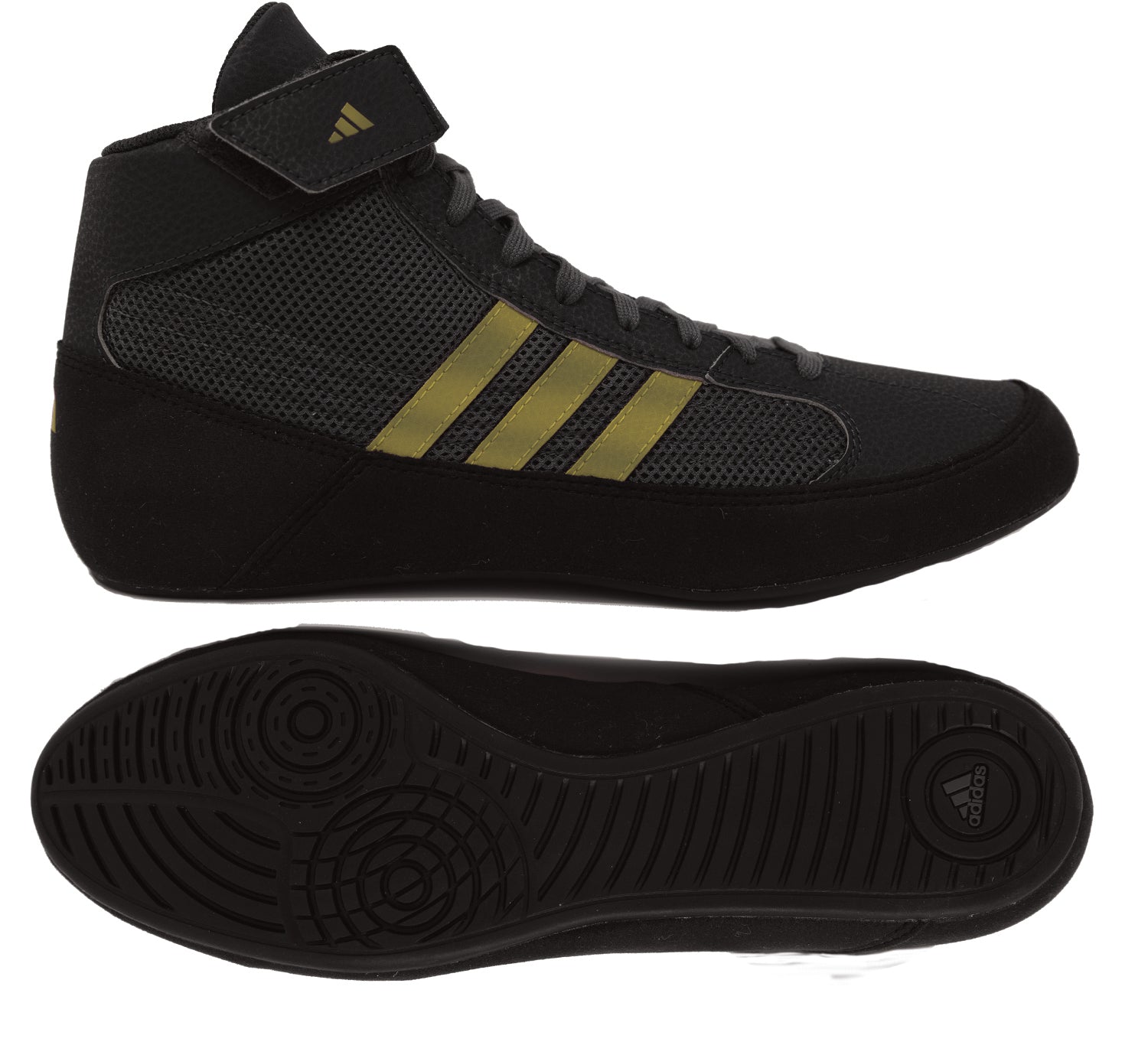 Adidas Youth HVC 2 Wrestling Shoes for Boys & Girls - Lightweight & Durable for Wrestling Matches & Training