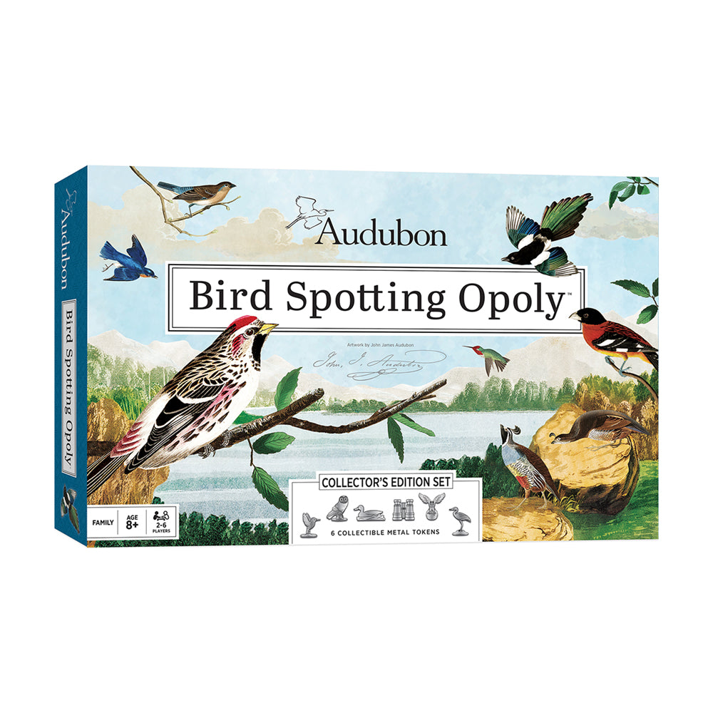 Audubon Bird Spotting Opoly Collector's Edition - Educational Family Board Game for Bird Watching Enthusiasts | Perfect for Nature Lovers & Family Game Nights