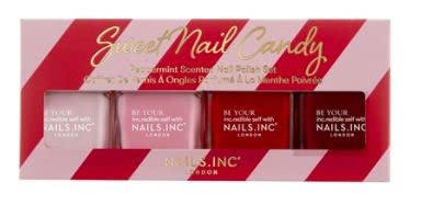 Sweet Nail Candy Peppermint Scented Nail Polish Set - 6 Pack Long Lasting Vegan Nail Colors for Women, Gel-Like Shine & Chip Resistant - Perfect for Manicures, Pedicures, Home Salon & Gift Giving