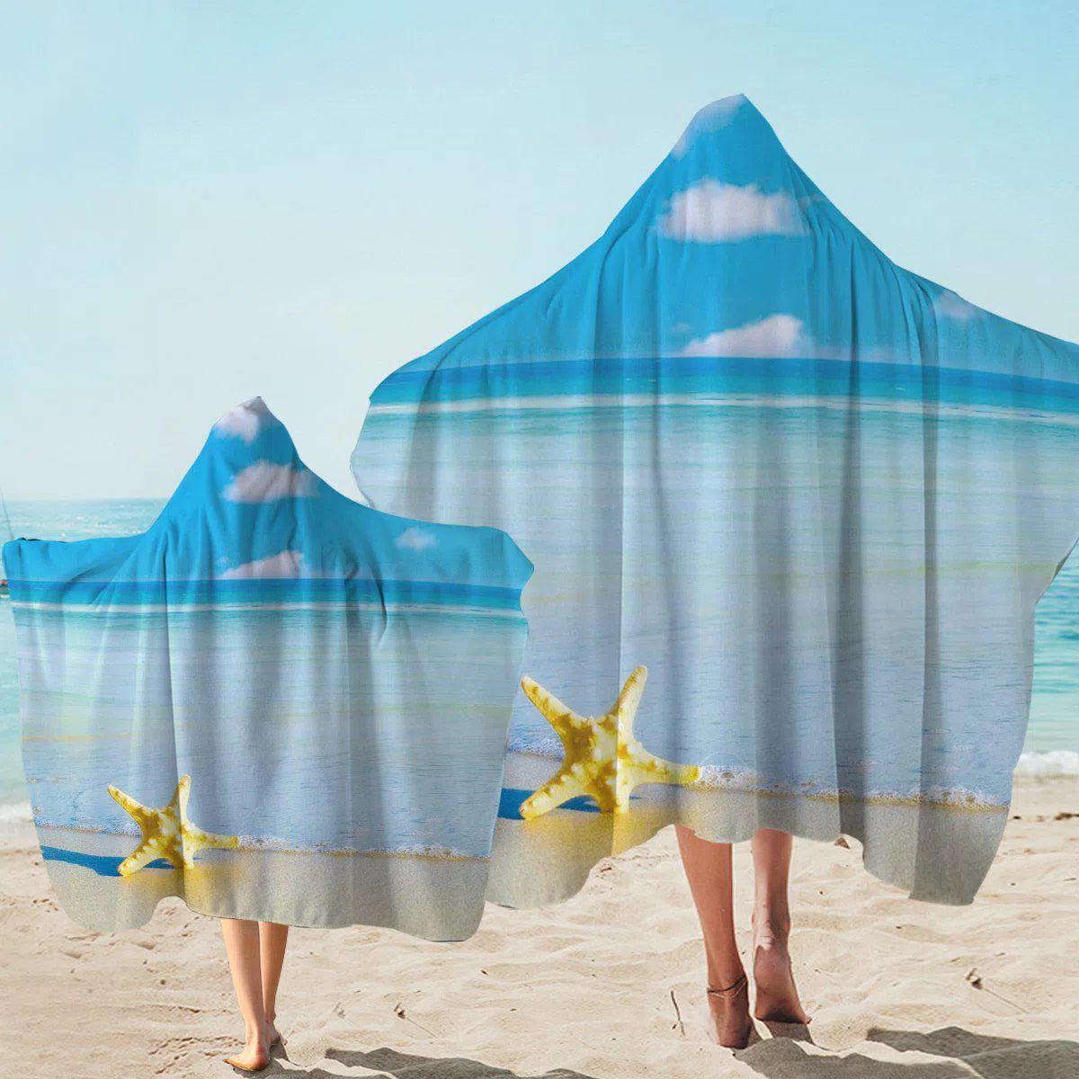 Beach Please Hooded Towel - Soft & Absorbent Hooded Beach Towel for Women, Men & Kids - Perfect for Pool, Beach, Spa & Gym