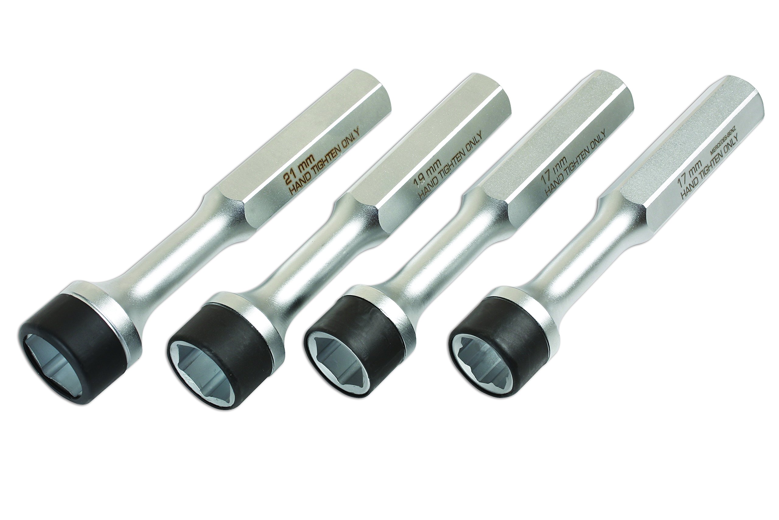Laser 7037 4-Piece Wheel Nut Wrench Set - Heavy Duty Lug Nut Remover for Cars, Trucks & SUVs - Perfect for Tire Changes, Roadside Emergencies & Auto Repairs