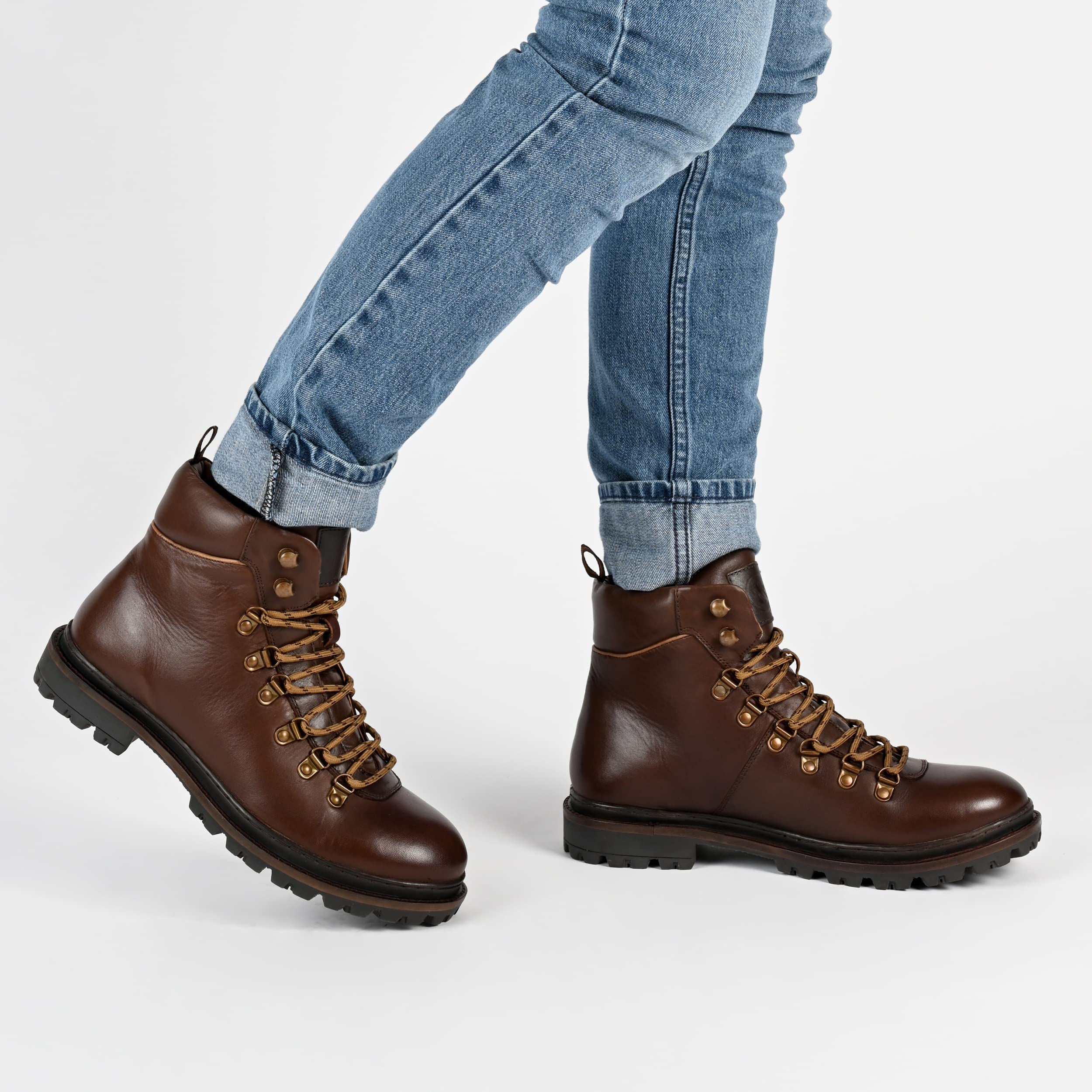 Thomas & Vine Men's Dress Boots - Premium Leather Formal Boots for Business & Office Wear - Perfect for Weddings, Work & Professional Occasions