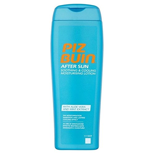 Piz Buin After Sun Soothing Lotion 200ml (Pack of 6) - Aloe Vera Moisturizer for Sunburn Relief & Skin Hydration | Post-Sun Care for Beach, Pool & Outdoor Activities
