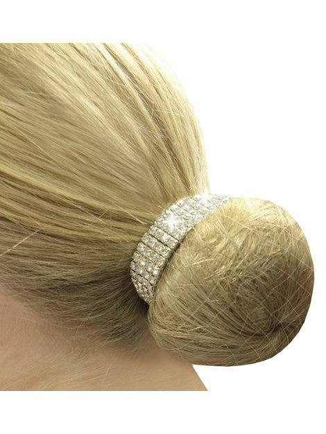 Equetech Crystal Hair Scrunchie - Elegant Hair Accessory for Women & Girls | Perfect for Weddings, Parties & Everyday Wear