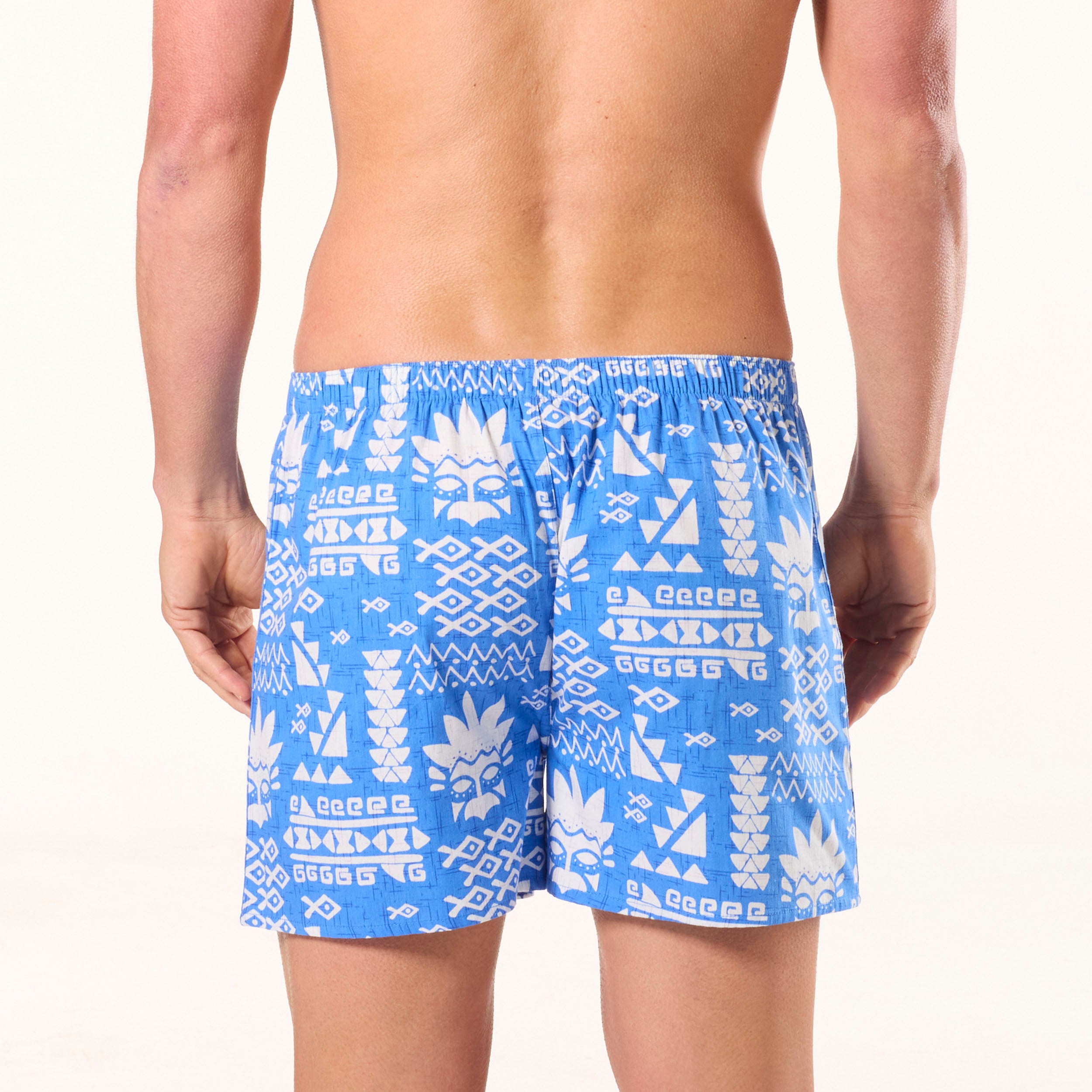 Men's Kahuna Wave Cotton Boxer Shorts 3-Pack - Soft Breathable Underwear for Everyday Comfort | Perfect for Workout, Sleep & Casual Wear
