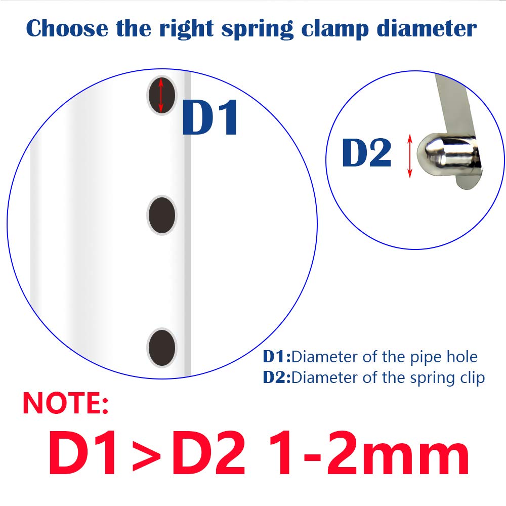 Heavy-Duty Scooter Spring Repair Kit - Solid 9x11mm Lifting Fixed Pinball Clip Lock Bracket for 2/3/4 Wheel Kick Scooters - Essential Micro & Lightweight Scooter Maintenance Tool for Kids & Adults - Perfect for Urban Commuting, Campus Travel & Neighborhood Rides