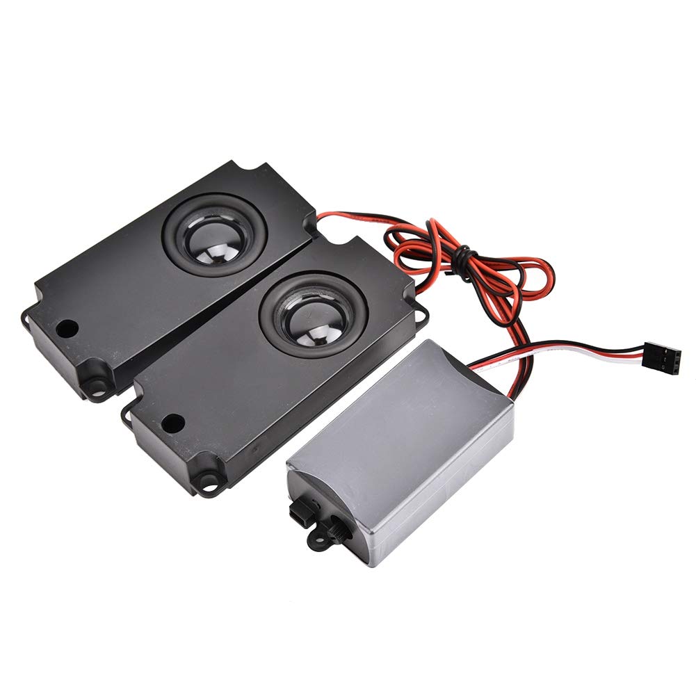Realistic Engine Sound Simulator Module with Throttle Linkage & Volume Control for 1/10 Scale RC Cars - Perfect for Off-Road Racing, Crawling & Drifting Scenes