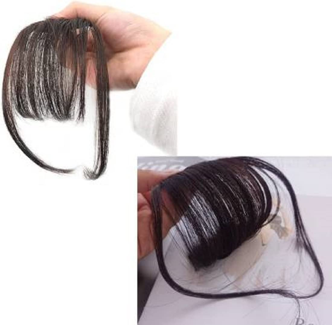 Stylish Black French Bangs Hair Clip - Elegant Hair Accessory for Women & Girls | Perfect for Parties, Weddings & Everyday Wear