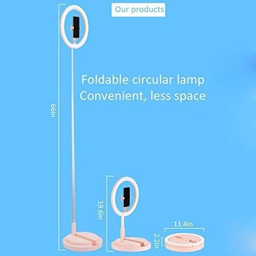 CCACHE Self-Timer LED Ring Light with Fill Light for Live Streaming, Video Calls, YouTube Videos & Photography - Perfect for Home Office, TikTok Creators & Content Makers