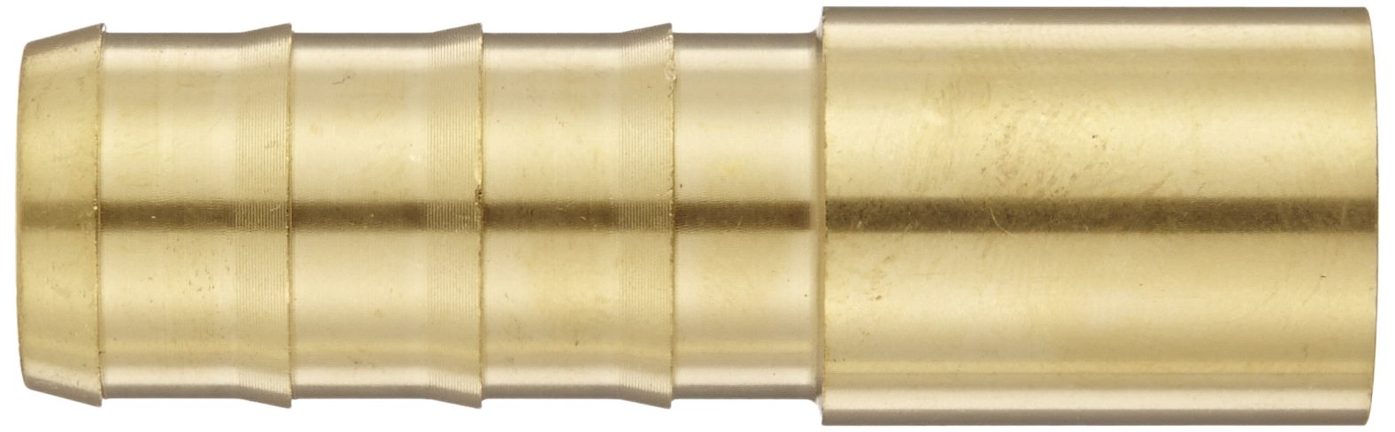 Legris Brass Hose Fitting Adapter for 16mm ID Rubber Hose - 20mm Straight Tube OD, 18.5mm Barbed End - Perfect for Water, Air & Hydraulic Systems in Industrial & Agricultural Applications