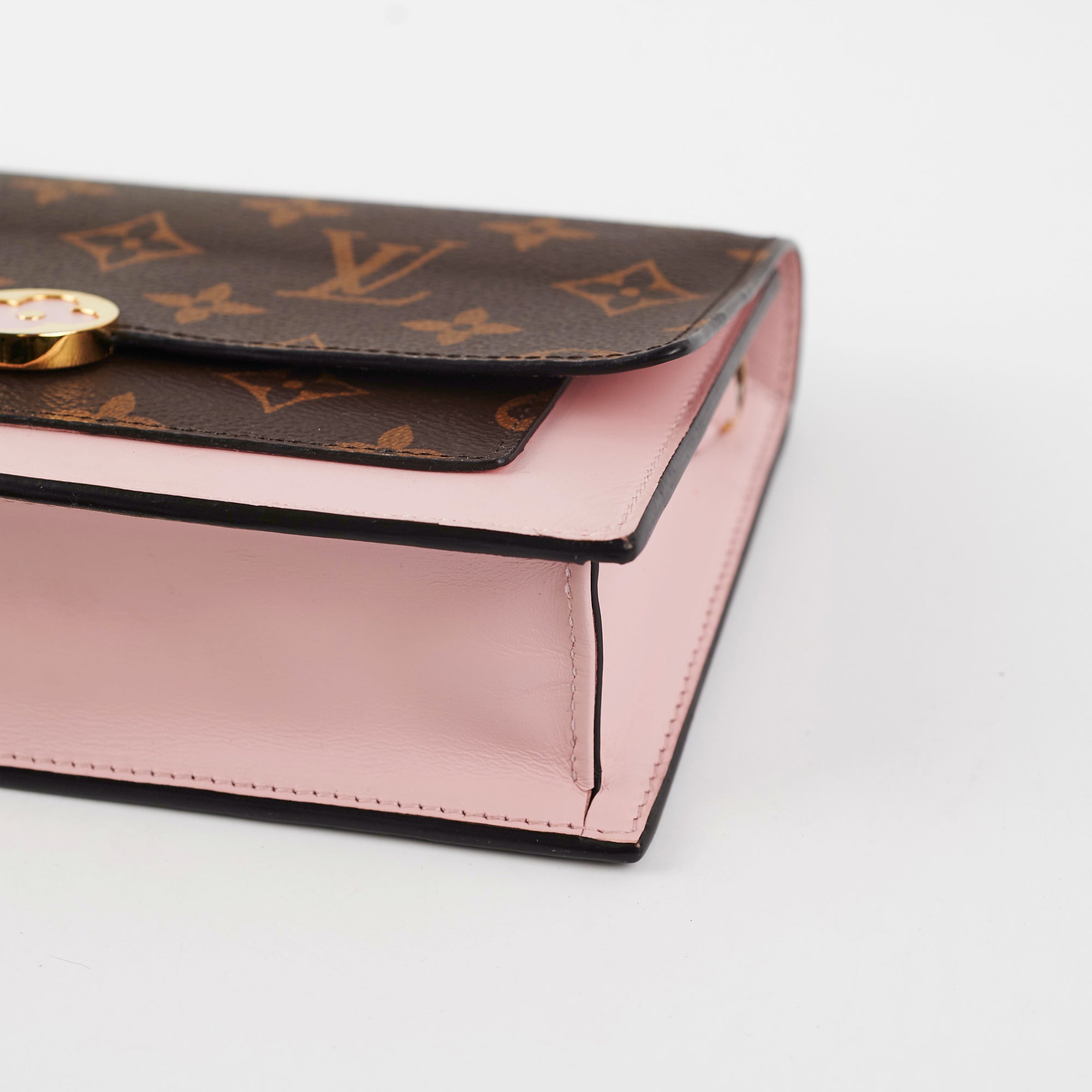 Louis Vuitton Flore Wallet on Chain WOC Monogram Pink Crossbody Bag - Stylish & Compact for Everyday Use, Travel & Special Occasions