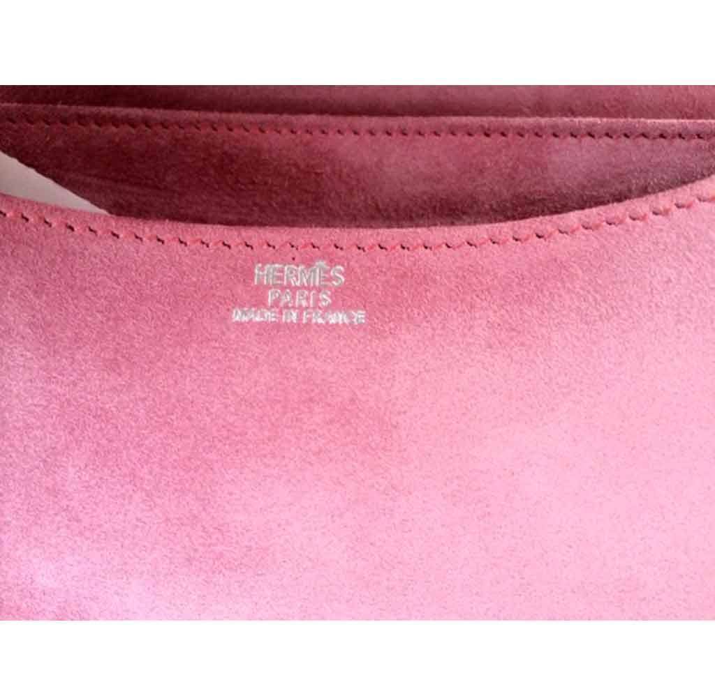 Hermès Constance Mini Bag in Fuchsia Pink with Palladium Hardware - Luxury Crossbody Bag for Women, Perfect for Parties & Date Nights