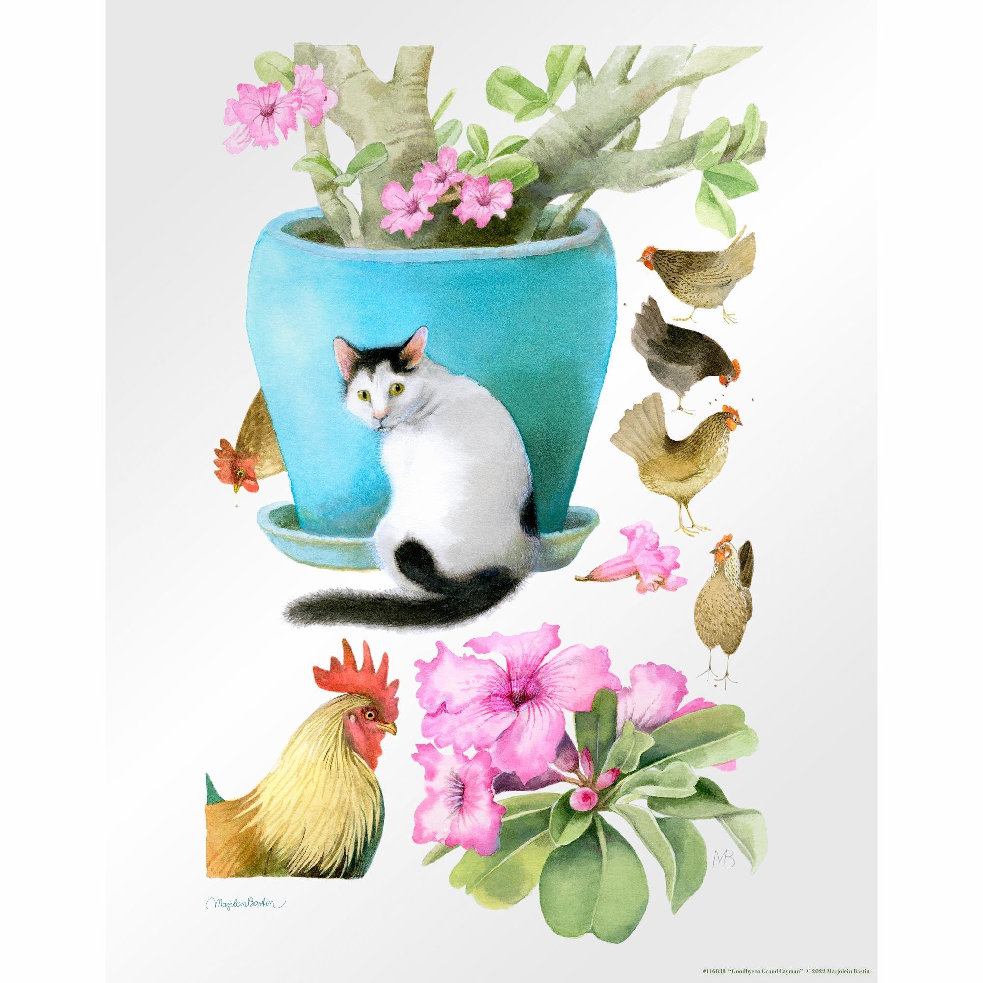 Goodbye to Grand Cayman Art Prints - Stunning Tropical Island Wall Decor for Home & Office