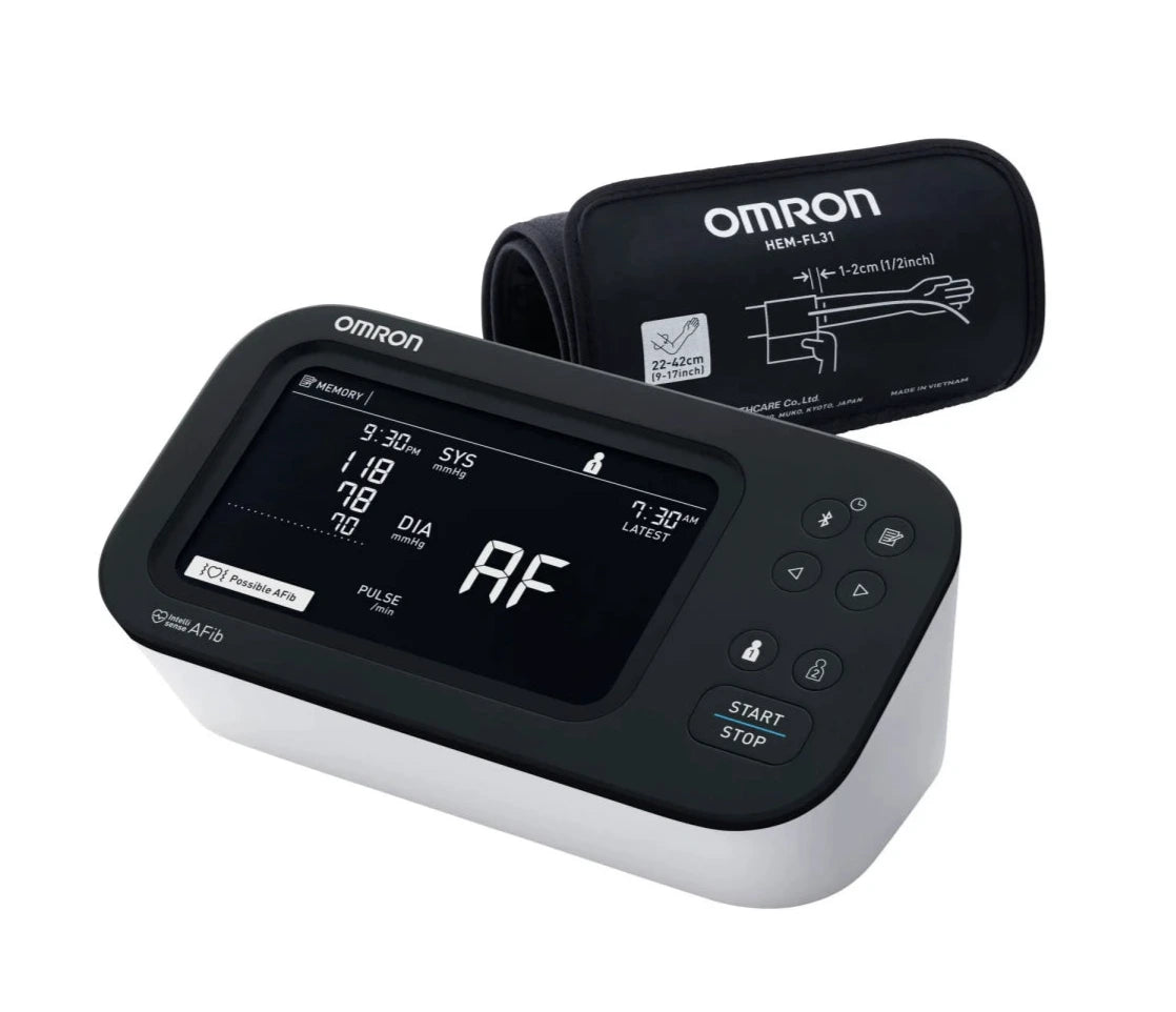 Omron BP7465 10 Series Wireless Upper Arm Blood Pressure Monitor - Accurate Digital BP Cuff for Home Use, Heart Health Tracking & Hypertension Management