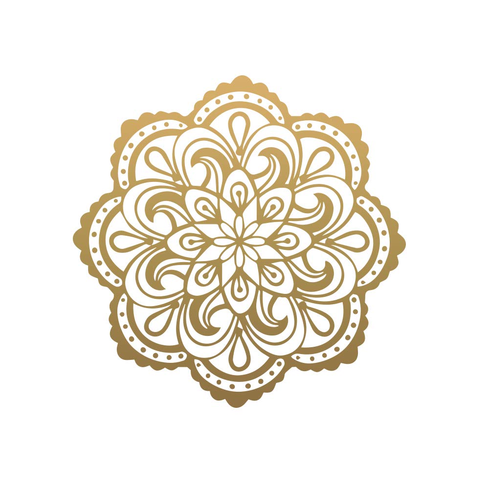 Mandala Yoga Wall Sticker - Removable DIY Wall Decals for Home Decor | Perfect for Living Room, Bedroom & Kids Room | Easy to Apply & Remove Wall Art