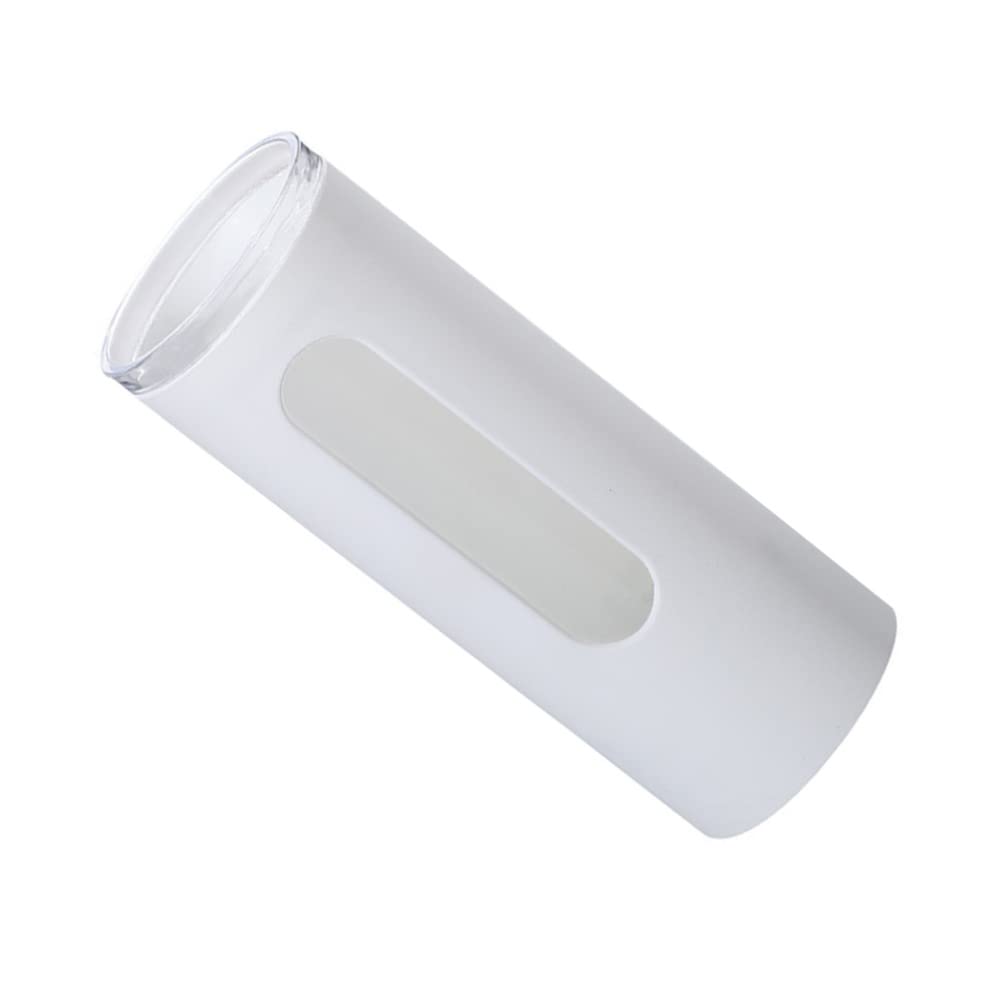 Angoily Pull-Type Plastic Cup Dispenser - Disposable Paper Cup Holder for Water Cooler, Home & Office Use - White | Perfect for Kitchens, Break Rooms & Events
