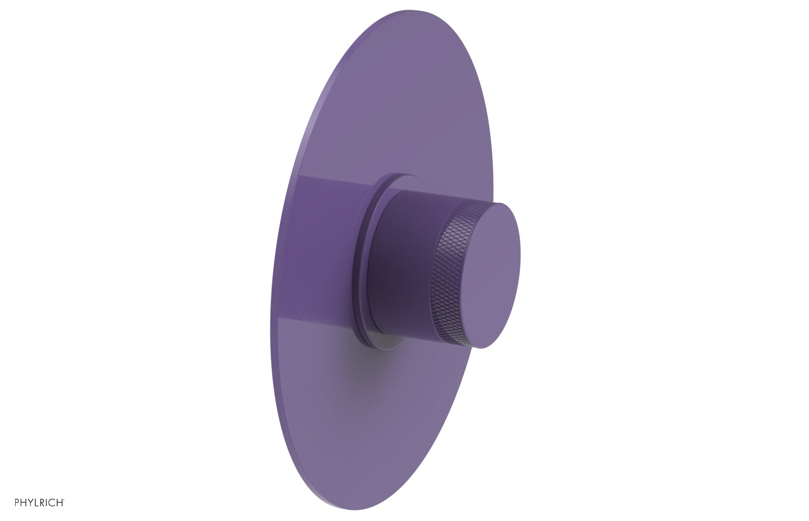 BASIC II Pressure Balance Round Shower Plate & Handle Trim Kit with Knurled Handle - 4 180 GPM Flow Rate - Perfect for Bathroom Renovation and Modern Home Upgrade
