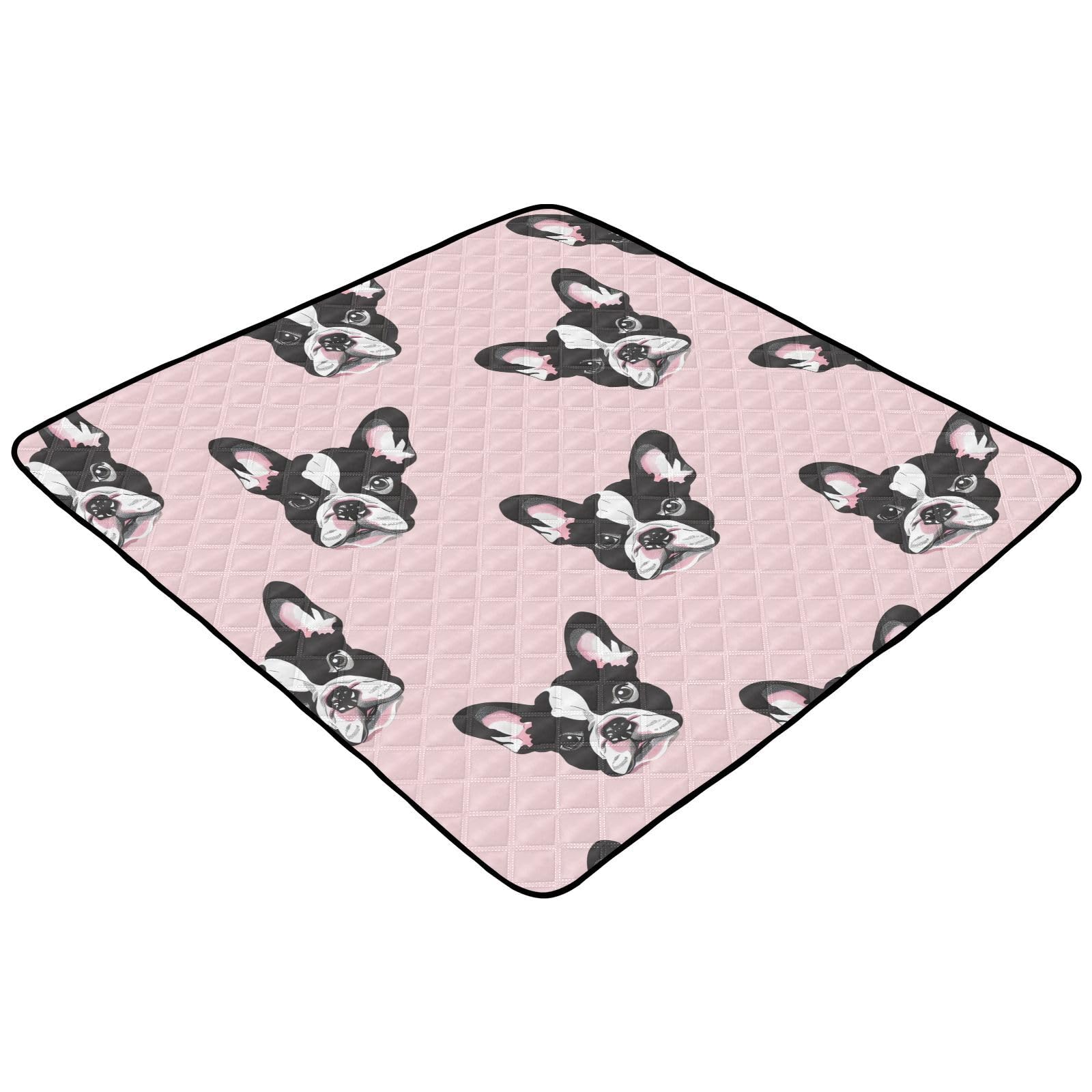 Premium Soft Baby Play Mat for Dogs - 50x50 Inch Non-Slip Floor Playmat for Infants 0-12 Months | Crawling Mat for Newborns & Toddlers | Safe Playpen Mat for Nursery, Living Room & Daycare Use