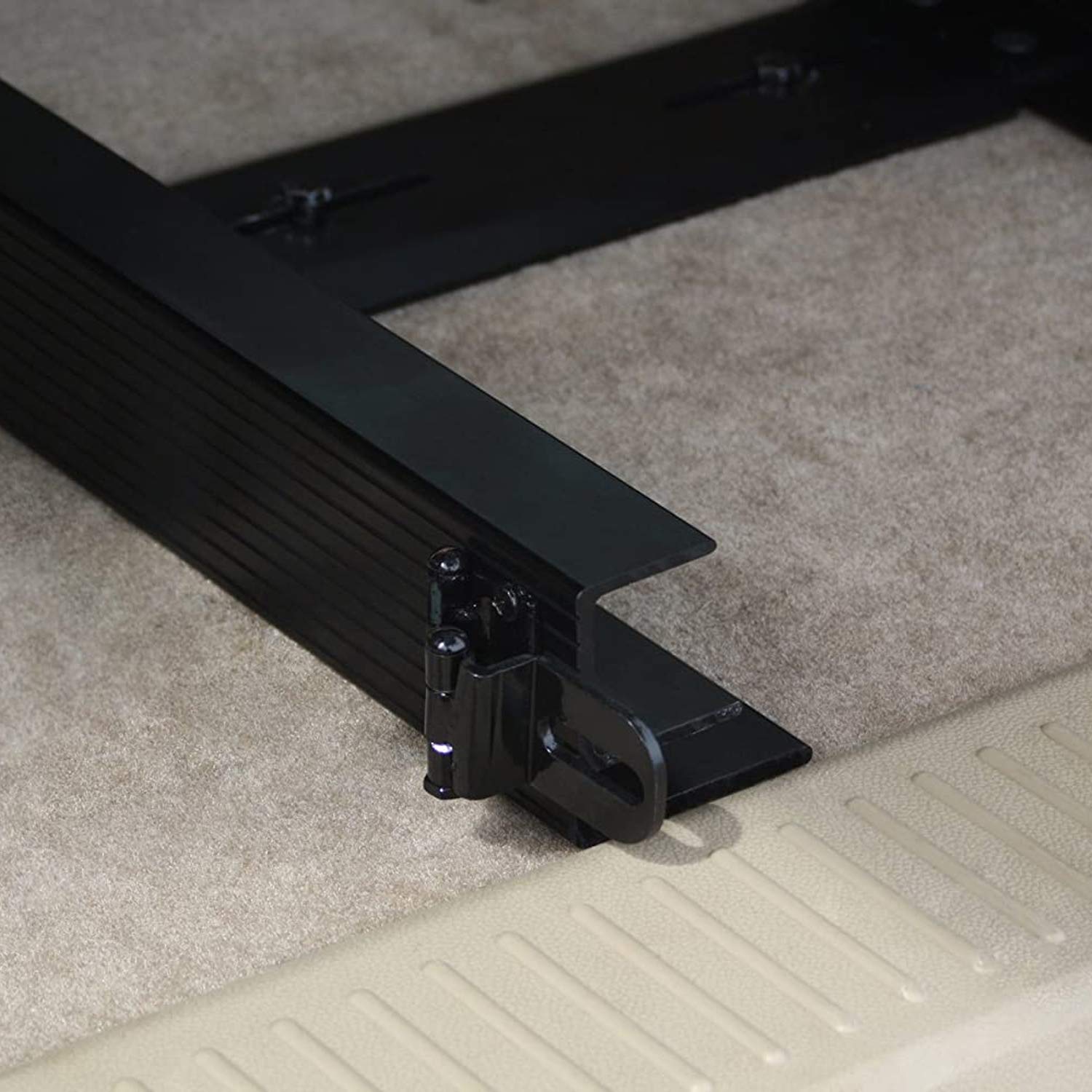 DU-HA 70104 Black Under Seat Truck Storage Organizer - Heavy Duty Slide Bracket Tote for Pickup Trucks, SUVs & Vans - Perfect for Tools, Gear & Work Equipment Organization