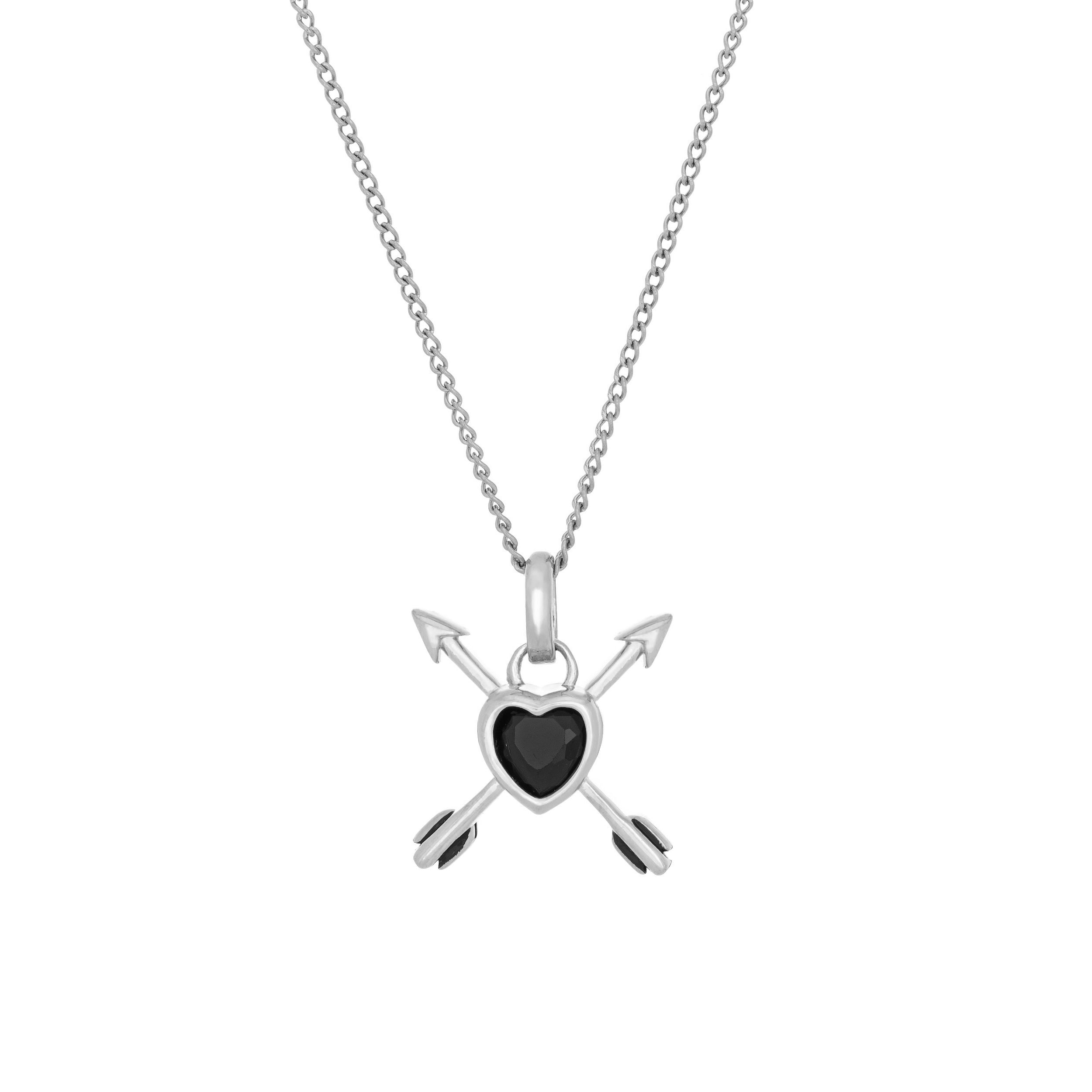 Anteros Sterling Silver Necklace for Women - Elegant Heart Pendant Jewelry Gift for Her | Perfect for Valentine's Day, Anniversary & Romantic Occasions