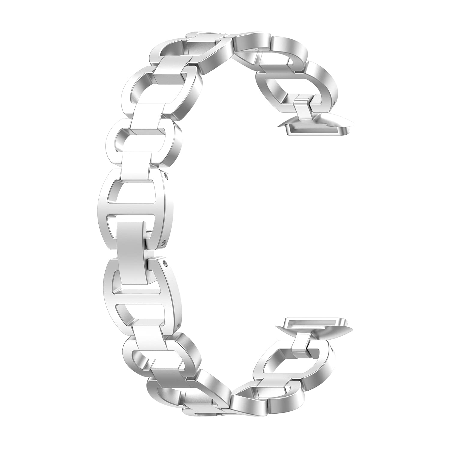 Chofit Stainless Steel Band for Fitbit Luxe - Adjustable Bracelet for Women & Men | Workout & Daily Wear