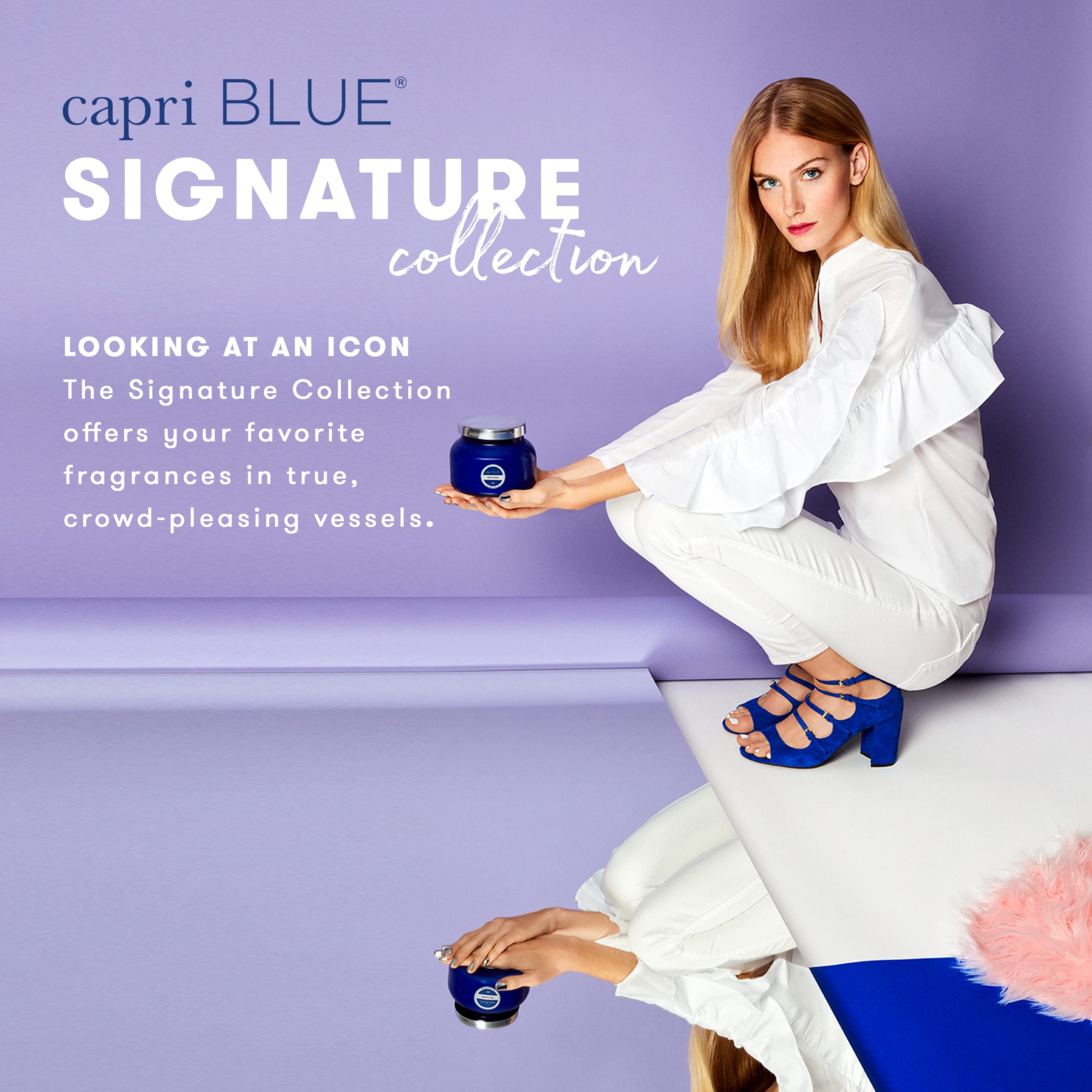 Capri Blue Scented Soy Wax Candles - Vanilla Bergamot Sandalwood Luxury Jar Candle (19oz) - Perfect for Home Decor, Romantic Gifts & Relaxation - Havana Vanilla Scented Candle for Women & Men