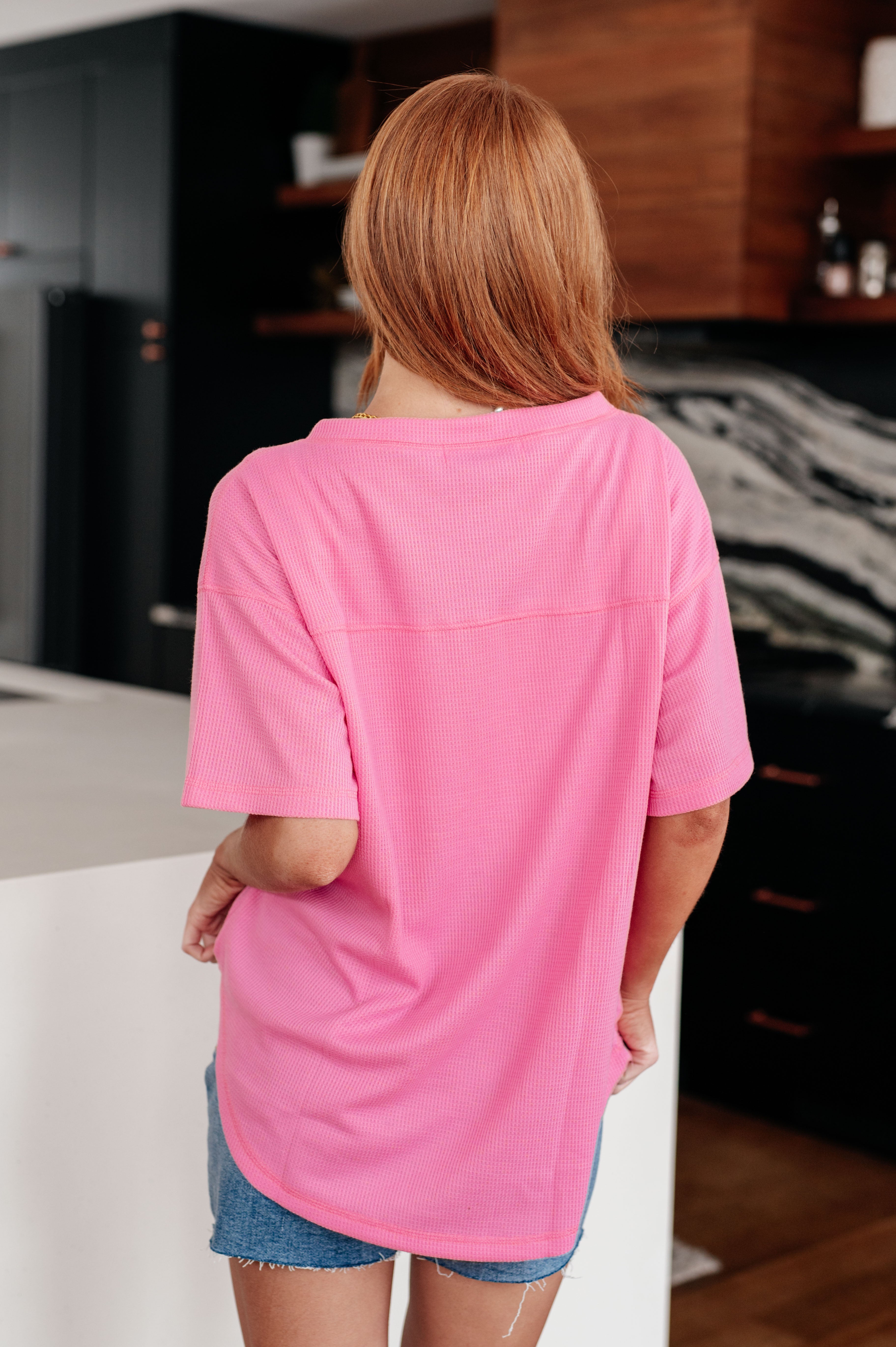 Back Together V Neck Top - Women's Casual Short Sleeve T-Shirt for Everyday Wear | Perfect for Work, Dates & Weekend Outfits
