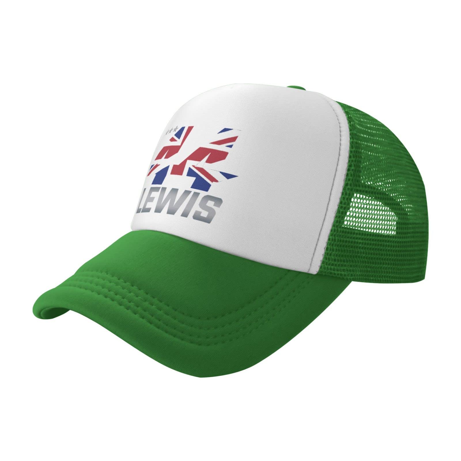 Lewis Racer Hamilton Grid Trucker Hat - Adjustable Unisex Baseball Cap for Men & Women - Perfect for Sports, Casual Wear & Outdoor Activities