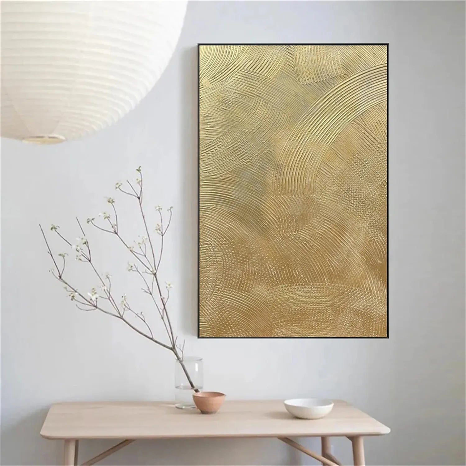 Abstract Painting #AB 234 - Modern Wall Art for Living Room, Bedroom & Office Decor - Handmade Canvas Artwork for Home & Office Interior Design