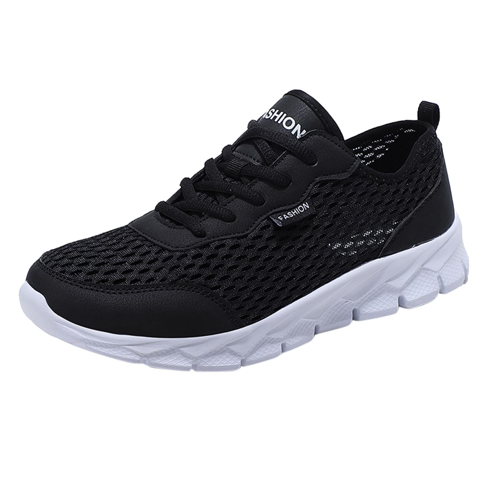Men's Size 14 Sneakers - Breathable Mesh Summer Shoes with Memory Foam for Comfort | Perfect for Walking, Running & Casual Wear