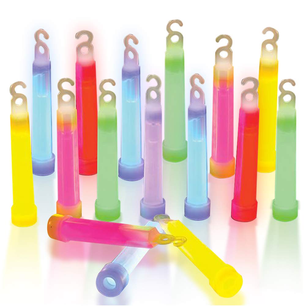 50 Pack Bulk Glow Sticks - Assorted Colors Party Light Sticks with Strings for Kids & Adults | Glow in the Dark Party Supplies, Decorations & Favors for Boys & Girls | Perfect for Birthday Parties, Concerts, Halloween & Night Events