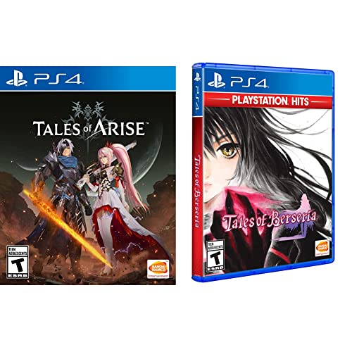 Tales of Arise & Tales of Berseria - PS4 Game Bundle | JRPG Adventure for PlayStation 4 | Perfect for Anime Fans & Action RPG Lovers