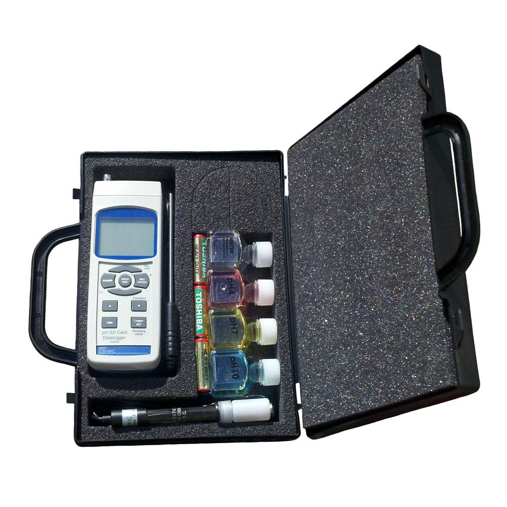 pH Data Logger Kit - High Accuracy Water Quality Testing for Aquariums, Pools & Hydroponics | Portable pH Meter with Temperature Sensor