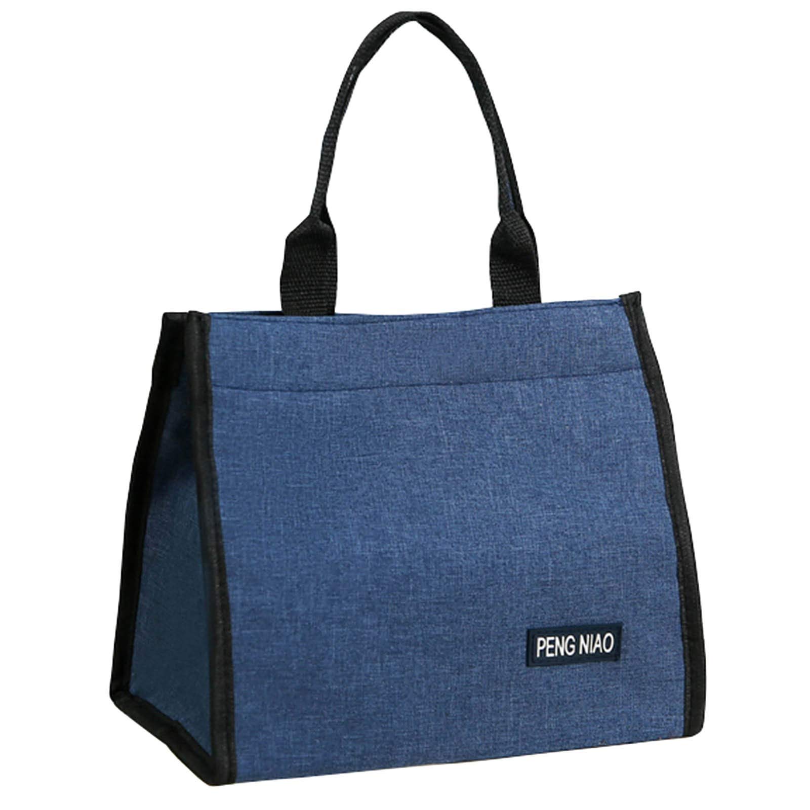 Insulated Lunch Bag - Portable & Foldable Lunch Box with Thickened Material for Work, School & Picnics | QF1
