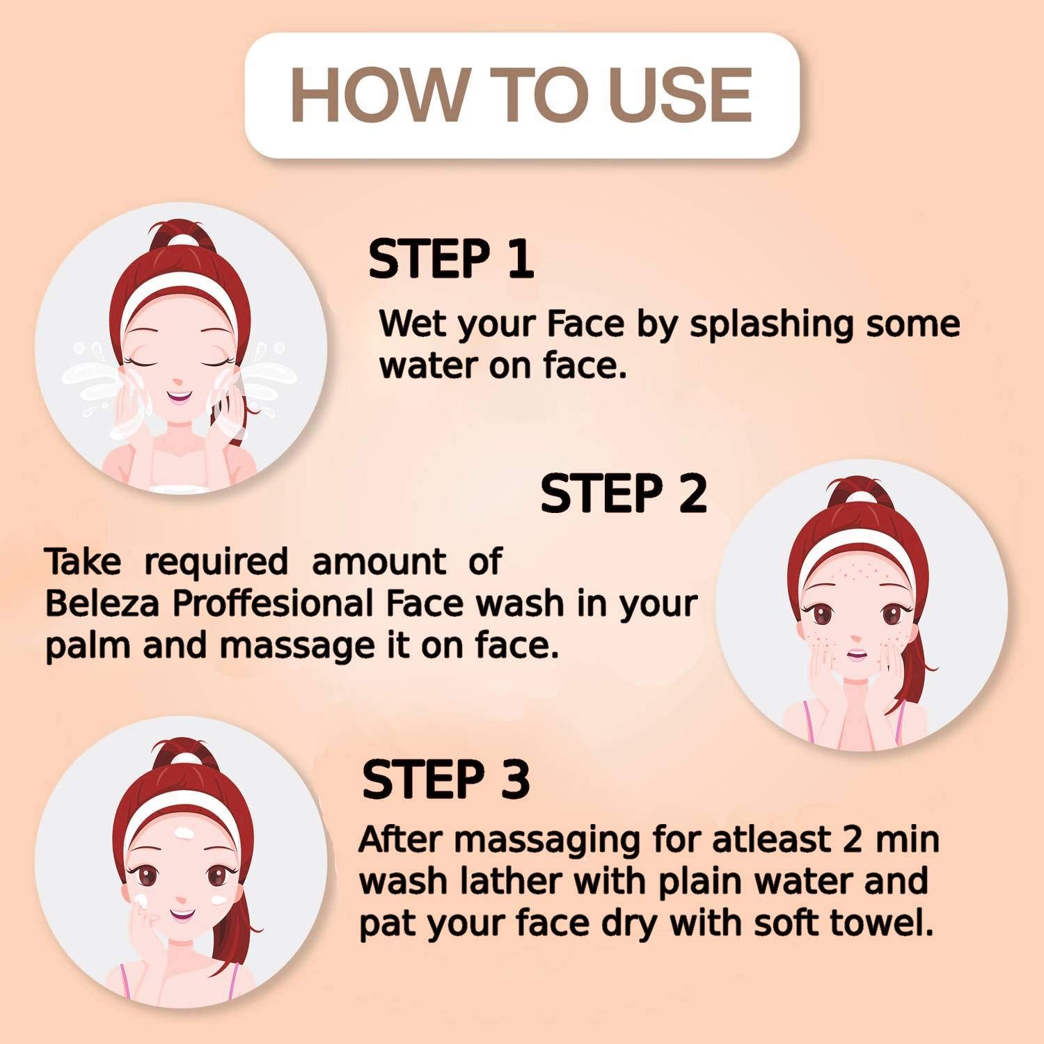 Beleza Professional COFFEE FACE WASH 100ml - Antioxidant Facial Cleanser for Glowing Skin | Perfect for Morning & Night Skincare Routine