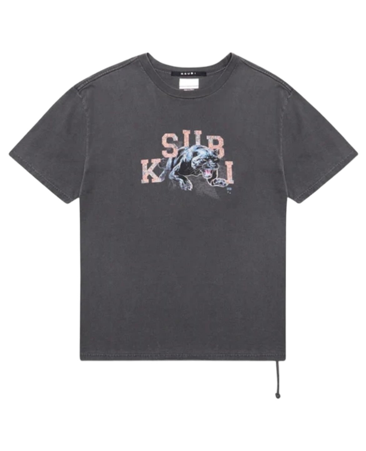 Ksubi Apex Biggie SS Tee - Faded Black Men's T-Shirt | Vintage Streetwear for Casual & Everyday Wear