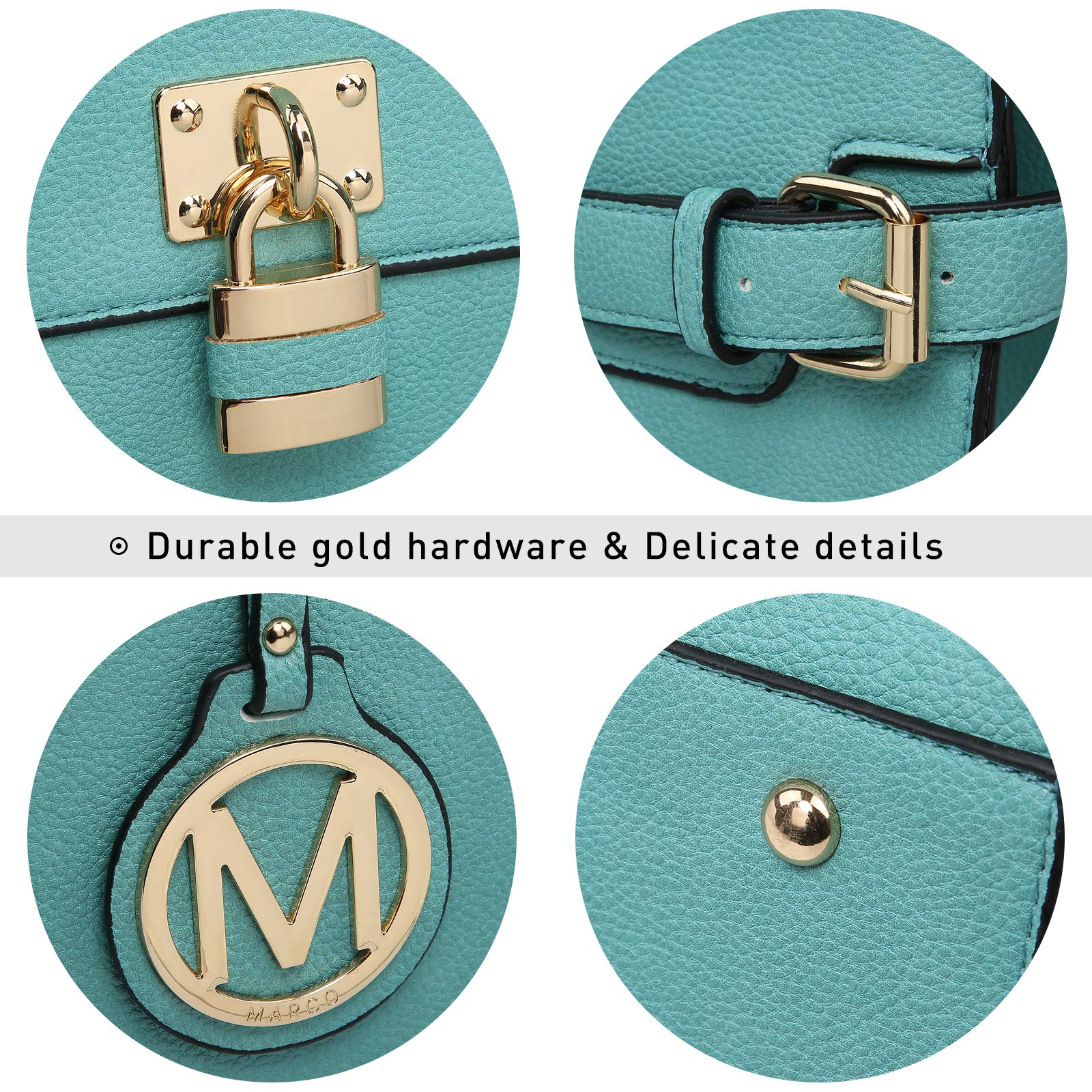 MKP Women's Fashion Satchel Handbag - Top Handle Tote Shoulder Bag for Work & Travel with Matching Wristlet Wallet | Professional Office Bag, Daily Commute & Weekend Outing Accessory