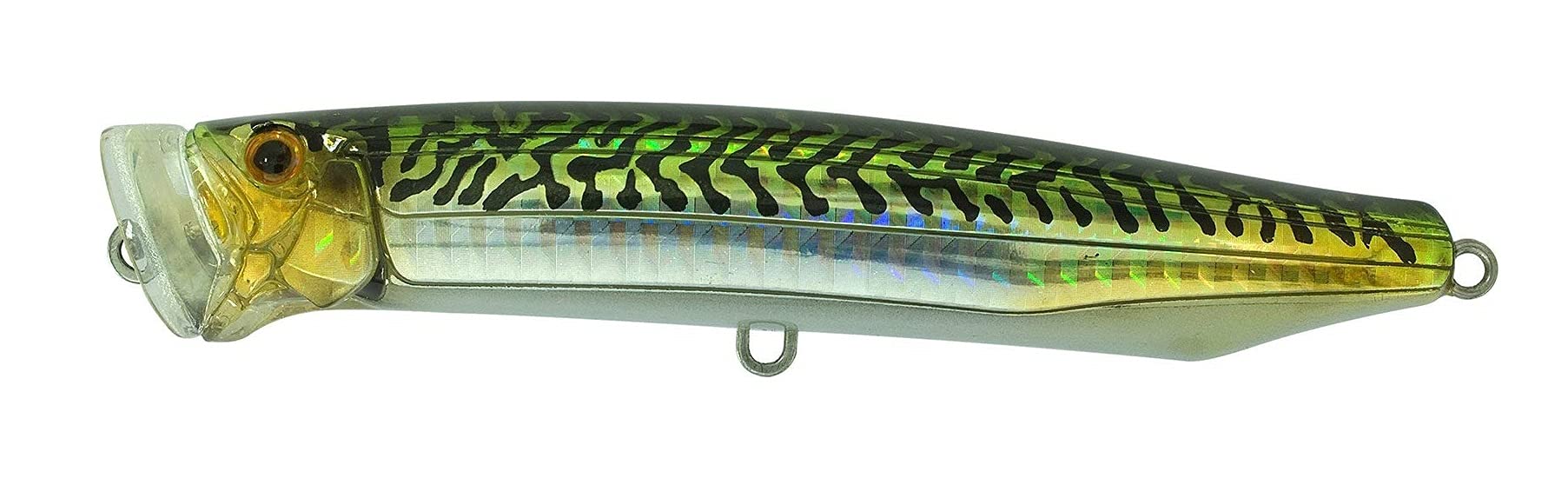 Feed Popper 175 Saltwater Fishing Lure - Topwater Tuna Lure for GT, Bonito, Yellowtail & Bluefin - Floating Fishing Gear & Tackle - Perfect for Offshore & Deep Sea Fishing Adventures