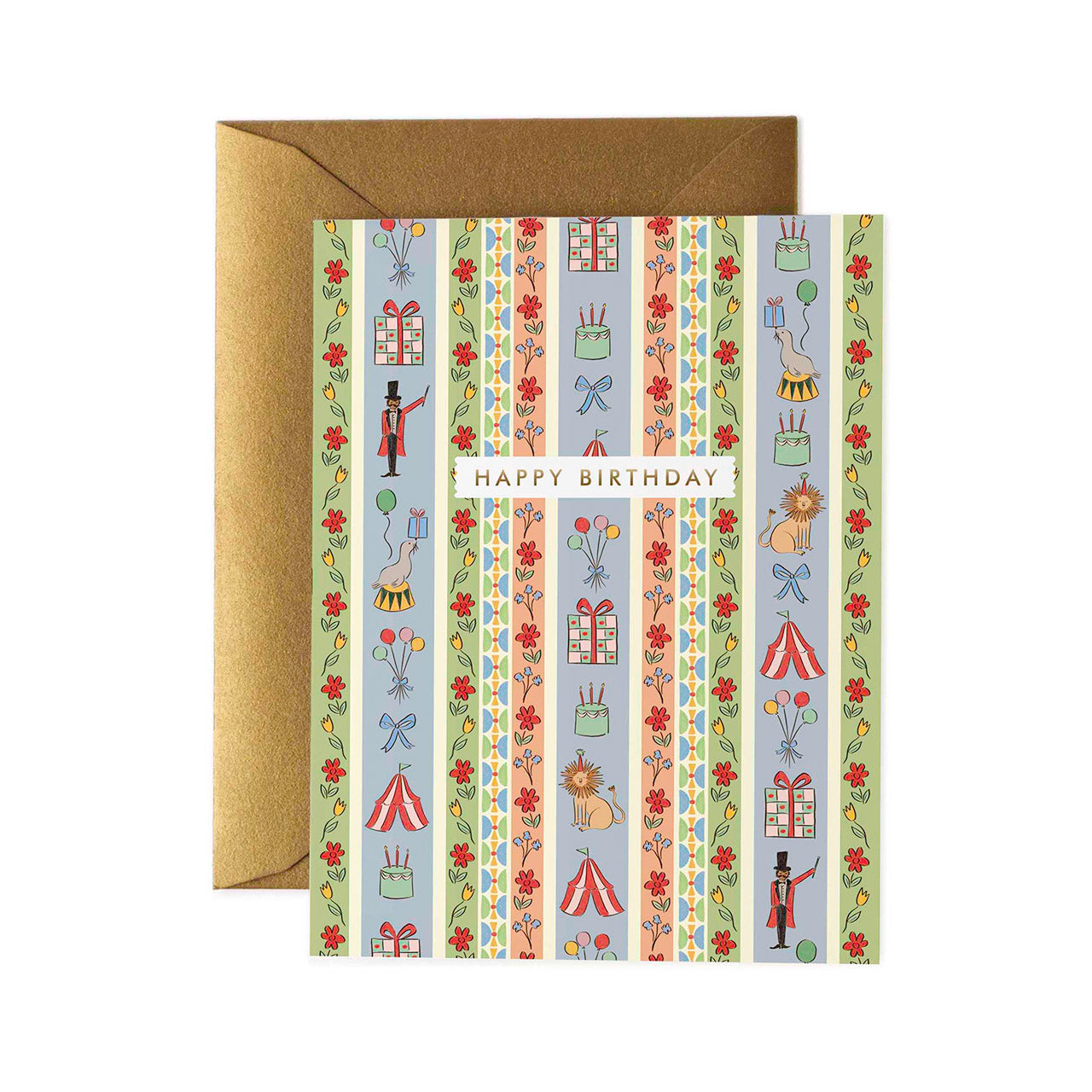 Festive Carnival Birthday Greeting Card - Colorful Celebration Invitation for Parties & Events | Perfect for Birthdays, Carnivals & Special Occasions