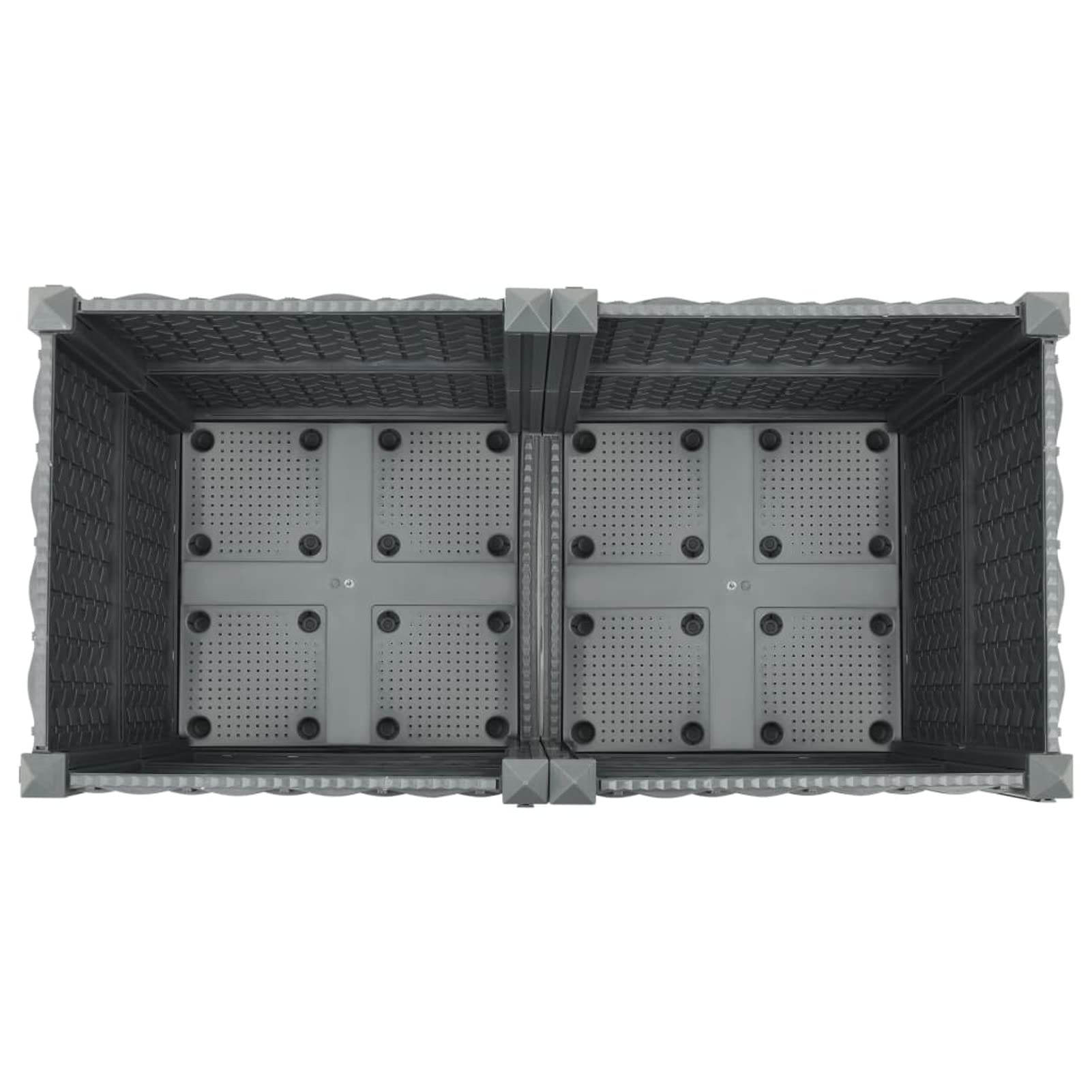 Galvanized Metal Raised Garden Bed Planter - 31.5