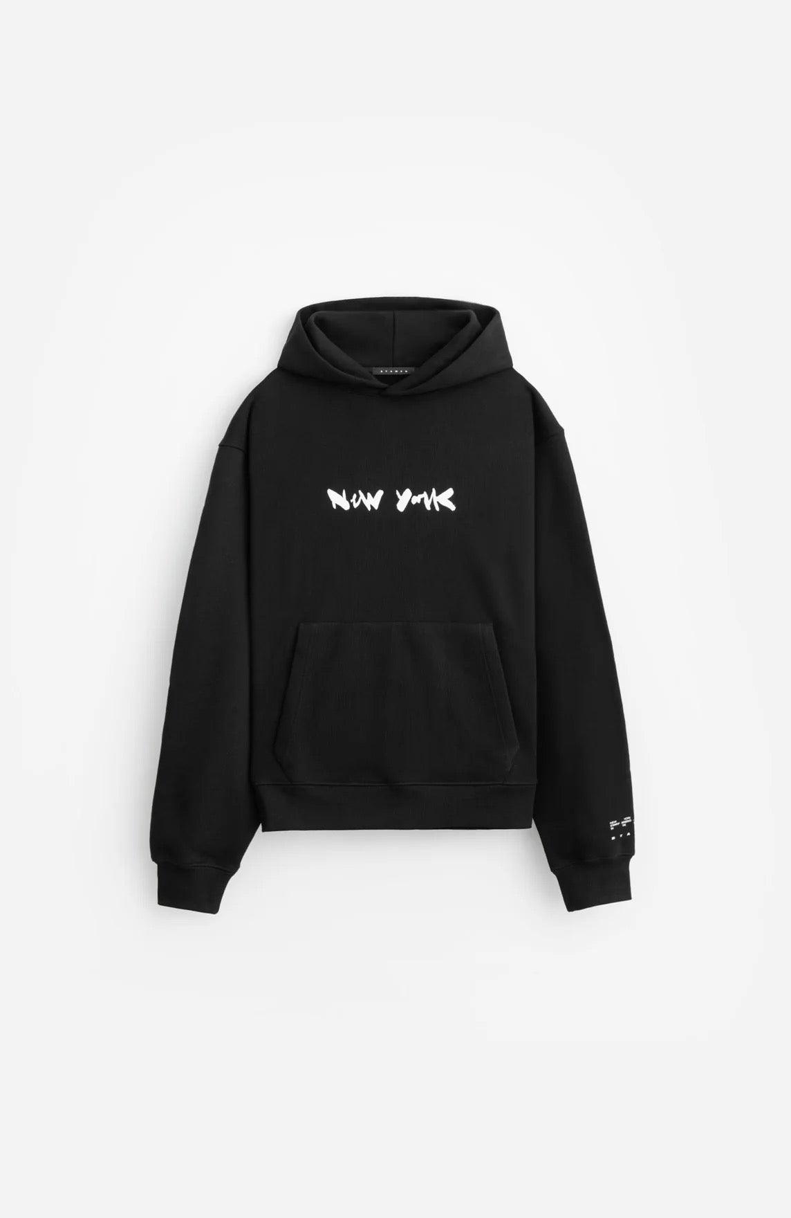 STAMPD New York Core Hoodie - Men's Premium Cotton Pullover Sweatshirt for Casual Wear & Street Style | Perfect for Everyday Comfort, Gym, and Outdoor Activities