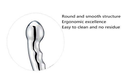 Premium 316 Medical Grade Stainless Steel G-Spot Massage Wand - Heavy Duty Metal Design for Sensual Pleasure & Intimate Wellness - Perfect for Couples Play, Solo Exploration & Spa Relaxation