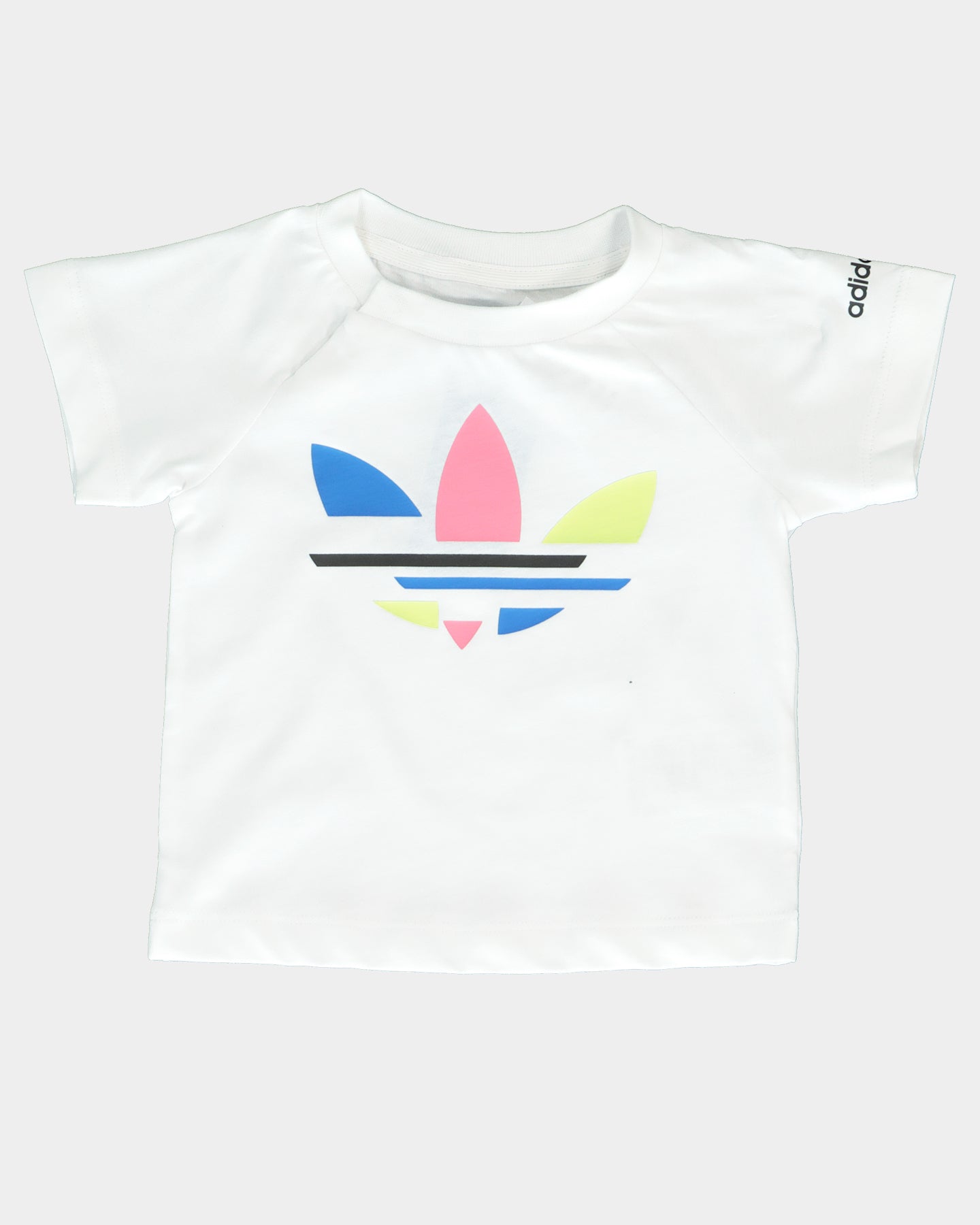 Adidas Adicolor Shorts and T-Shirt Set - White & Rose Tone - Men's Casual Sportswear for Gym, Running, and Summer Outfits