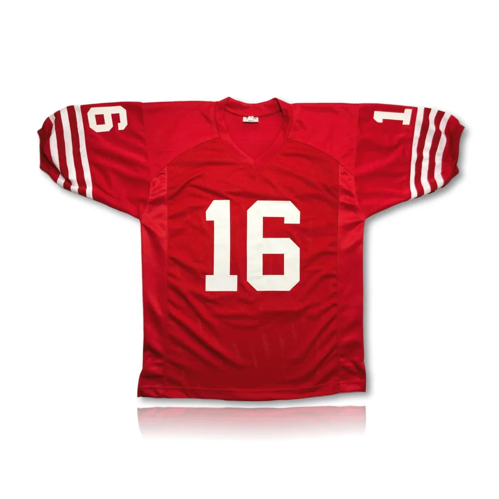 Authentic Joe Montana Signed Red San Francisco 49ers Jersey with JSA COA - Perfect for NFL Memorabilia Collectors & 49ers Fans Display
