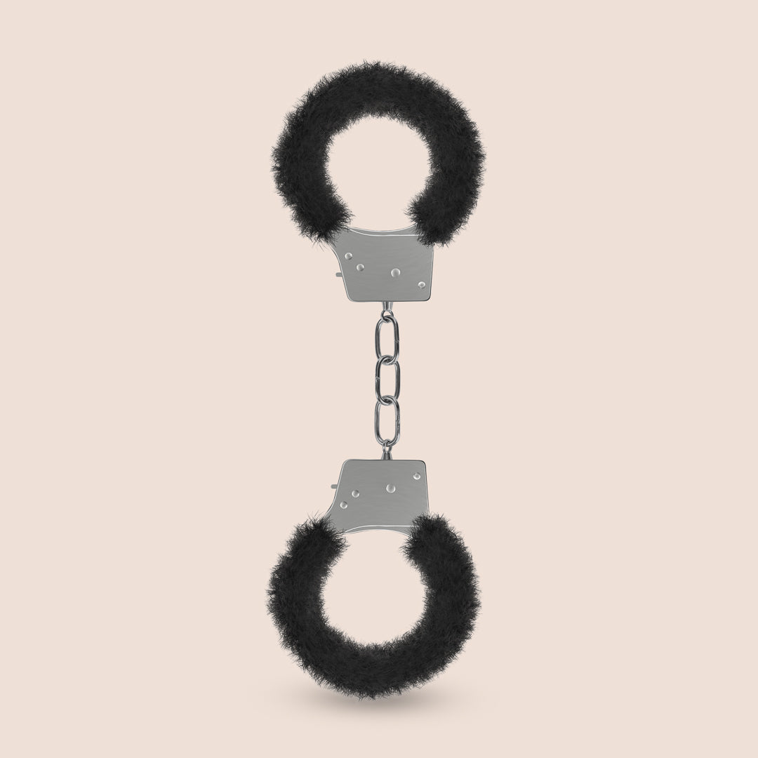 Soft Fluffy Furry Handcuffs for Beginners - Adjustable Fuzzy Cuffs for Role Play, Cosplay & Couples Bonding - Perfect for Costume Parties, Bachelorette Gifts & Sensual Play
