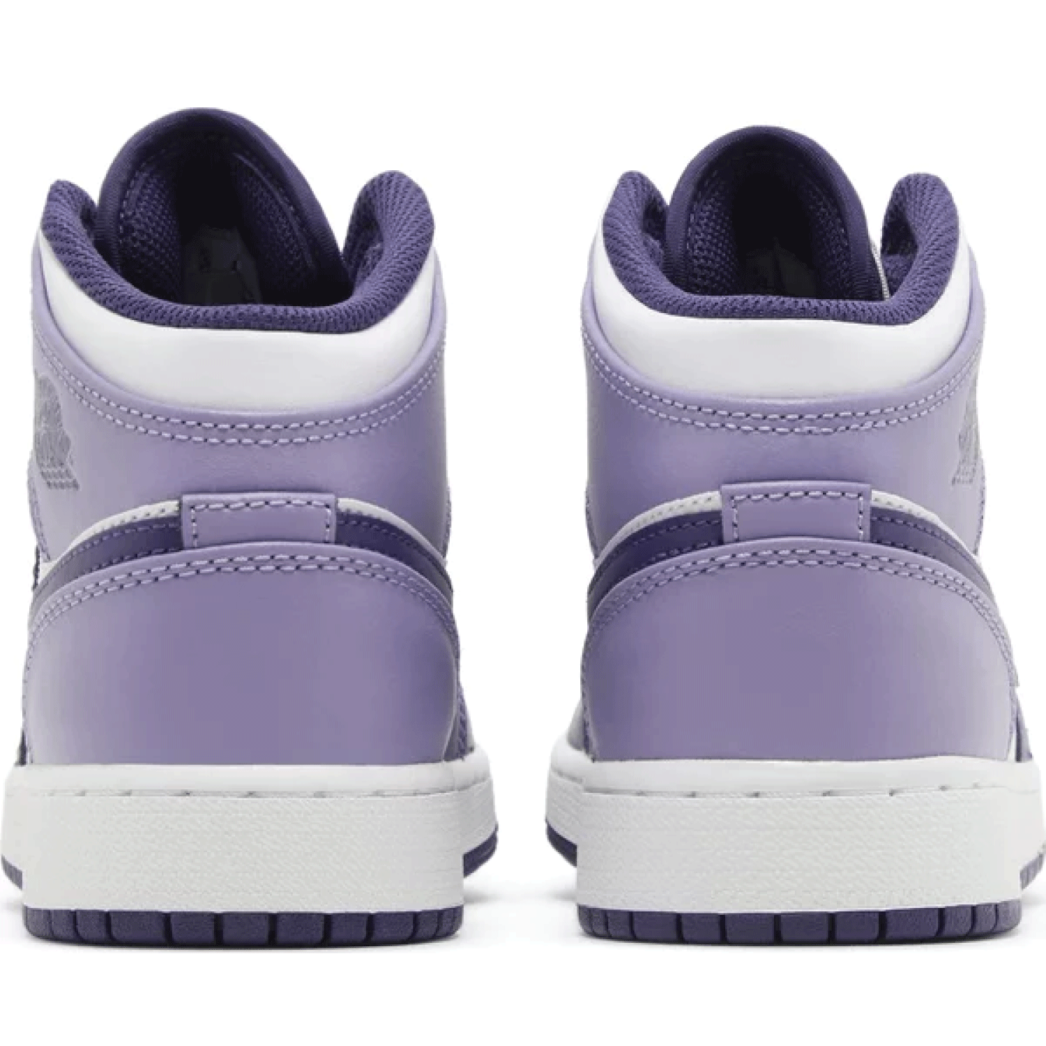 Air Jordan 1 Mid GS 'Sky J Purple' Basketball Shoes for Girls - Stylish Purple & White Sneakers for School, Sports & Casual Wear